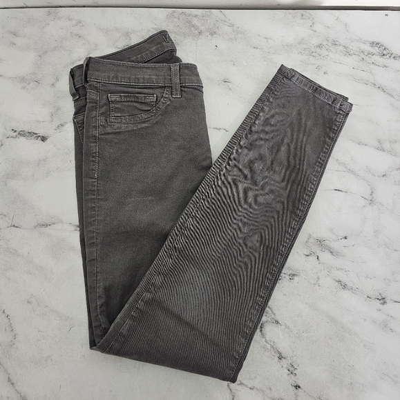 J Brand Capri Mid Rise Skinny Gray Jeans 26 Preowned - Picture 4 of 9